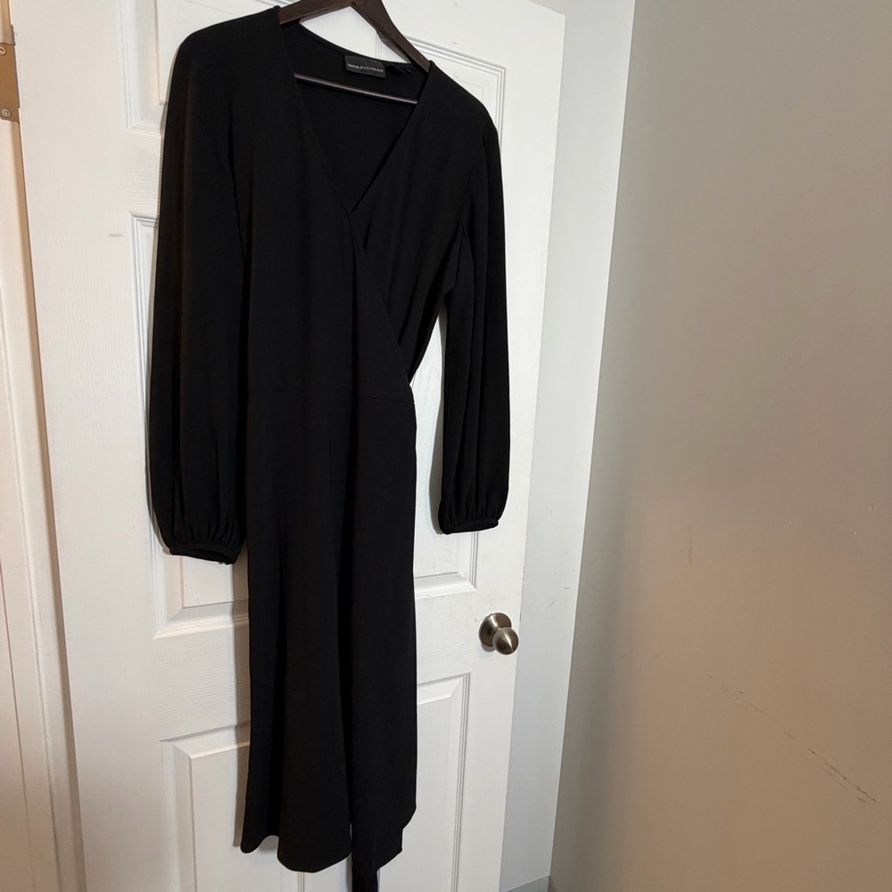 Dana Buchman Black Long Sleeve Dress
